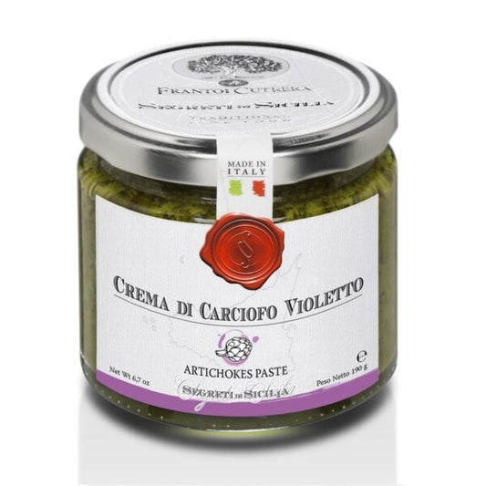 Crema di carciofo violetto