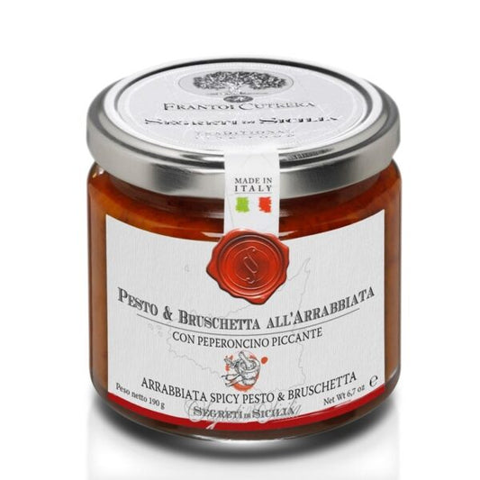 Pesto & Bruschetta all’Arrabbiata con Peperoncino piccante