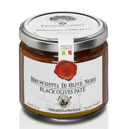 Bruschetta di olive nere