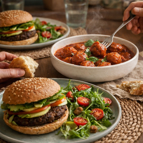 Burger e/o Polpette di legumi