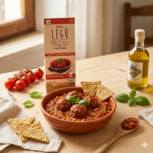 Ragù vegetale da accompagnare con pasta, polpette o triangoli