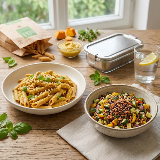 Pasti sani e veloci con pasta e legumi Legù pronti in pochi minuti
