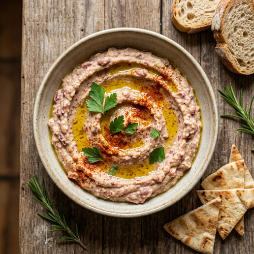 Spicy Cranberry Bean Hummus