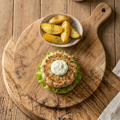 Hamburguesas vegetales sabrosas