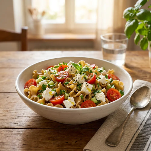 Insalata fredda di gigli e feta
