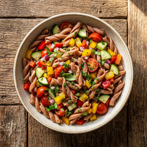 Insalata fredda con verdure croccanti