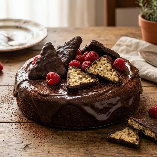 Garnish for chocolate cakes