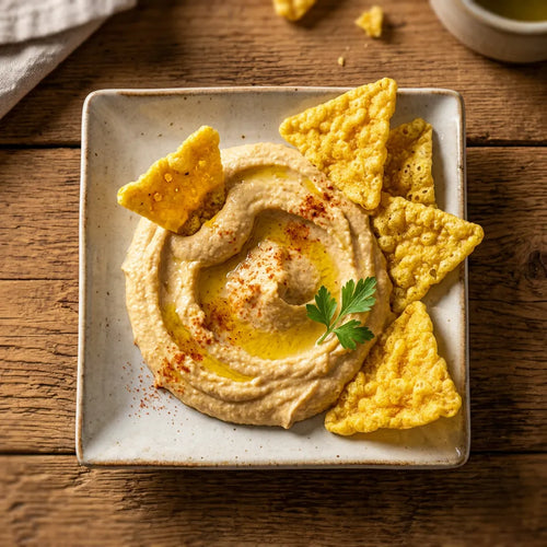 Accompagnamento croccante per hummus