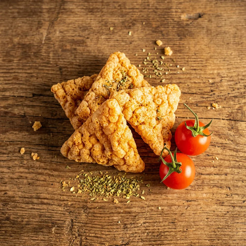 Snack croccante, gusto pizza