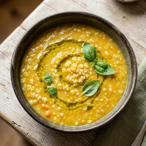 Zuppa arricchita con cereali
