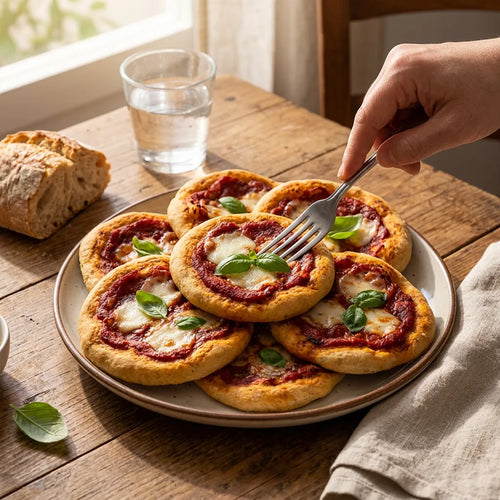 Mini pizzette di legumi