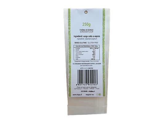 FARINA DI SORGO COTTO A VAPORE - 250g
