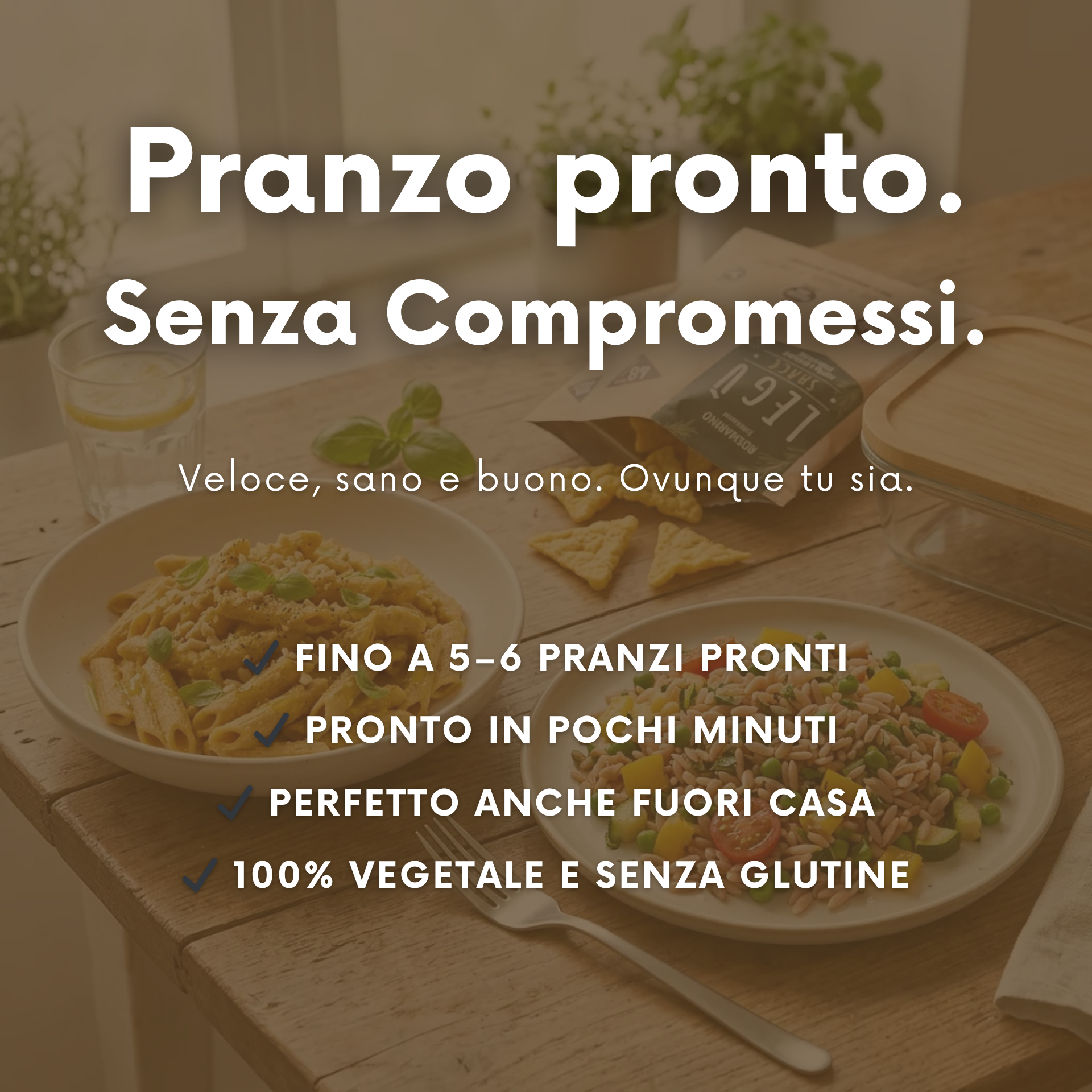 Kit pranzo Legù per pasti veloci sani e pronti anche fuori casa