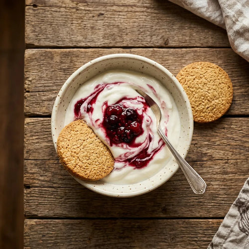 Accompagnamento gelato o yogurt