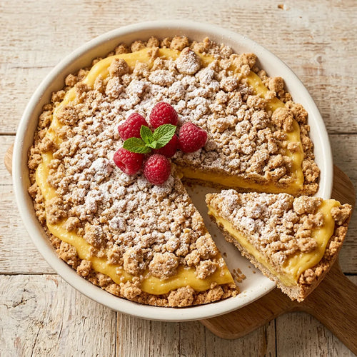 Sbriciolata golosa con crema pasticcera