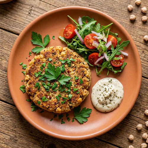 Burger vegetali speziati e croccanti