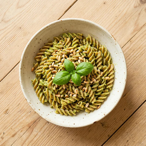 Saltate in padella con pesto leggero