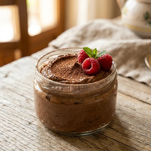 Mousse al cioccolato proteica e golosa