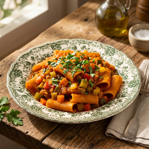 Paccheri al ragù di verdure