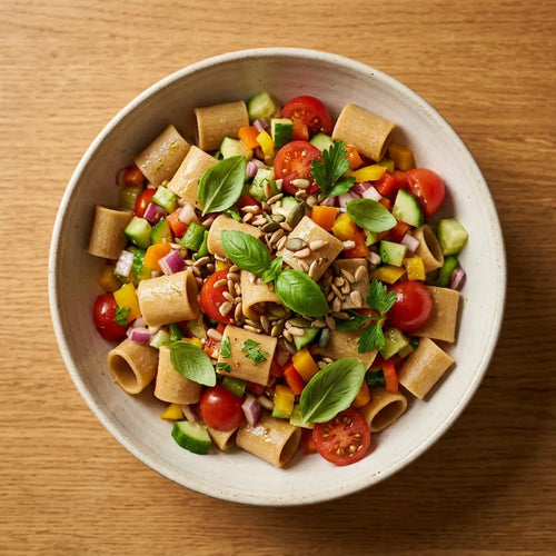 Insalata fredda con verdure croccanti