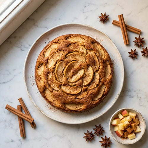 Torta vegana alle mele e cannella