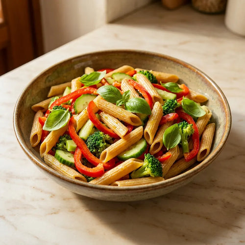 Insalata fredda con verdure croccanti