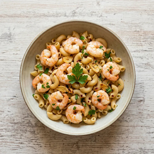 Saltata in padella con gamberi