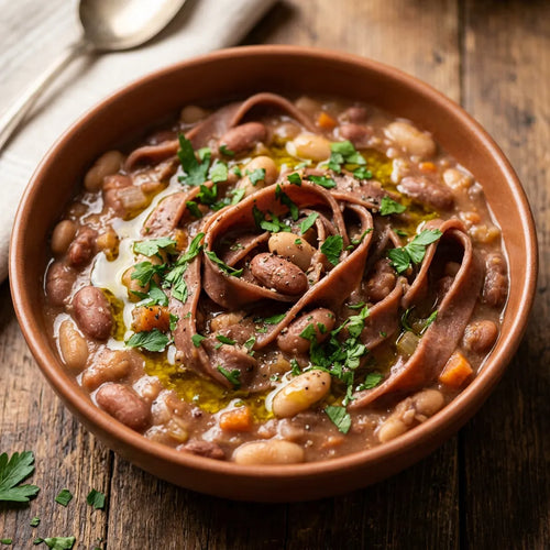 Pasta e fagioli rivisitata