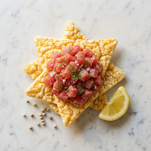 Base croccante per tartare di pesce