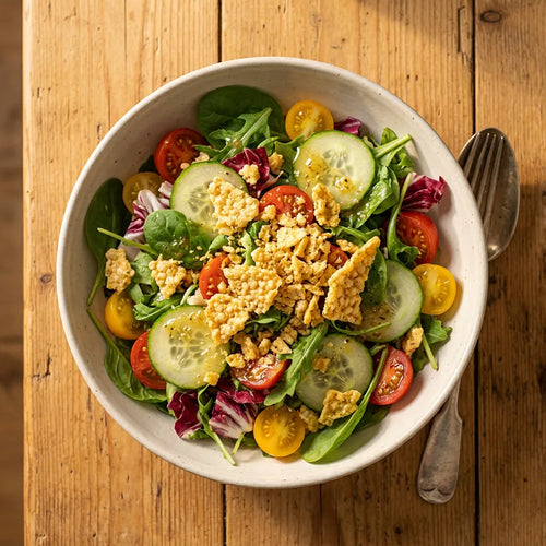 Crumble salato per insalate