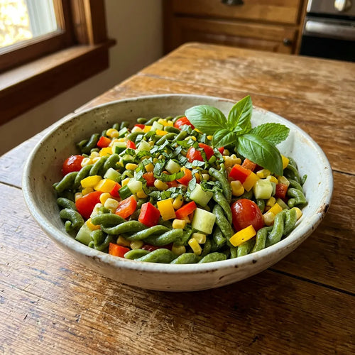 Insalata fredda con verdure croccanti