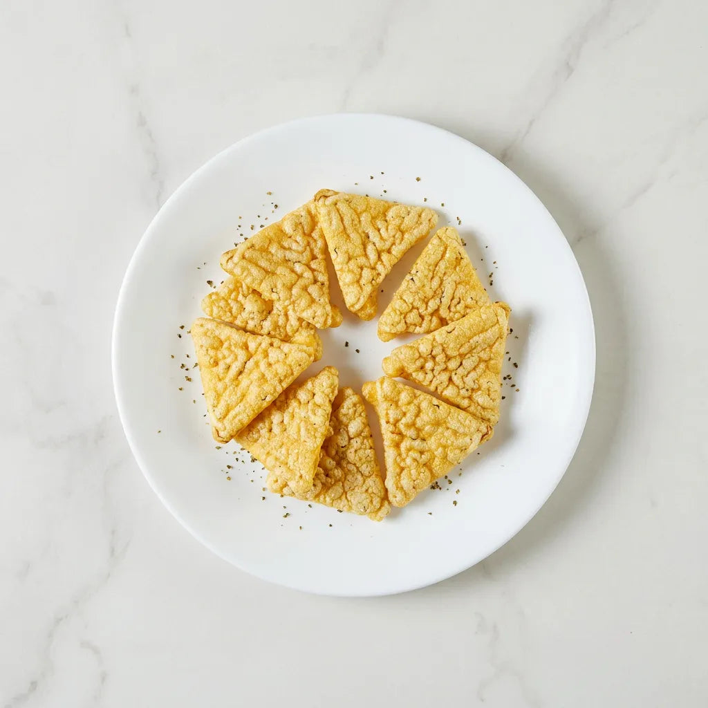 Triangle Snacks Crispy Oregano Triangles | Legume Snacks | LEGÙ